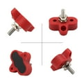 GLOSO Double Stud Terminal Fuse Block – M8 Studs, 3/8” Mounting Hole For DC Inverters, Batteries & Automotive Use