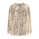 thumbnail image 5 of Heisall Women's Tops Spring Autumn 2025 New Arrival Long Sleeve V-Neck Loose Casual T-shirts with All-over Print Fashion, 5 of 5