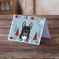 thumbnail image 2 of Caroline's Treasures Winter French Bulldog Greeting Cards with Envelopes, 5" x 7" (8 Count), 2 of 2