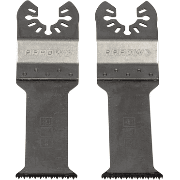 Arrow OSC125JPT-2A Bi-Metal Japanese Tooth Blades for Oscillating Multitools, for Cutting Wood and PVC, 1-3/8 Inch, 2-Pack