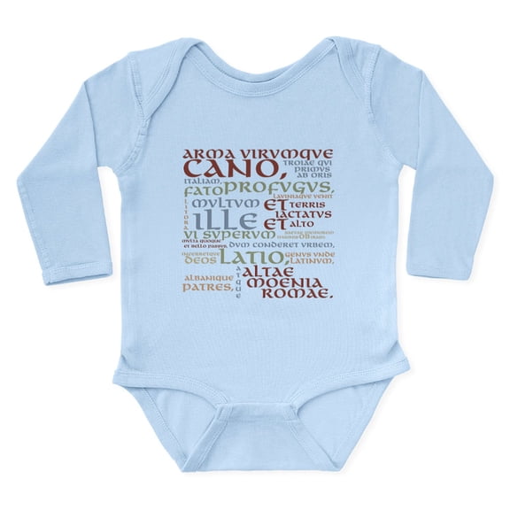 CafePress - Vergil Ancient Colors Body Suit - Long Sleeve Cotton Baby Bodysuit
