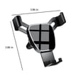thumbnail image 3 of Binmer Phone Mount For Car Vent Cell Phone Car Hands Phone Mount For Smartphone Cell Phone Automobile Cradles, 3 of 7