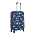thumbnail image 3 of Xecao Party Shark Cut print Elastic Luggage Cover, with double-sided print , is perfect for travel, business, and daily use (NOT included luggage!), 3 of 9