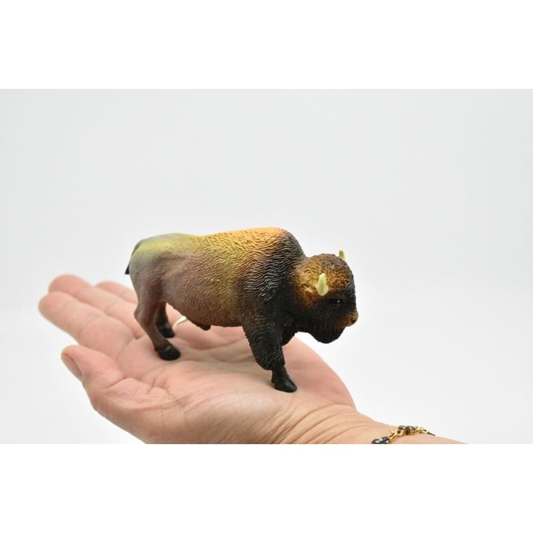 Realistic Buffalo Bison Figurine, Museum Quality, Hand Painted