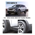 thumbnail image 2 of Garde-boue pour Hyundai Santa Fe Dm TG 13-18, 2 of 6