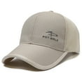thumbnail image 1 of Unisex Mesh Brim Tennis Cap Outside Sunscreen Quick Dry Adjustable Baseball Hat, 1 of 3