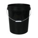 thumbnail image 1 of Cubo multiusos para almacenar pintura con asa. Cubo pintura. Contenedor almacenamiento para pintura, disolventes y recubrimientos. Uso diario. 25L Negro Sin Tapa, 1 of 8