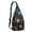Black-101, variant on Starry Night Crossbody Bag - Van Gogh Inspired Galaxy Design Sling Backpack, Water-Resistant Pack for Urban Explorers
