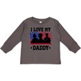 thumbnail image 3 of Inktastic Military Dad I Love My Daddy Boys or Girls Long Sleeve Toddler T-Shirt, 3 of 5
