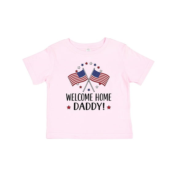 Inktastic Military Homecoming Welcome Home Daddy Boys or Girls Baby T-Shirt