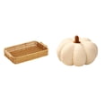 thumbnail image 1 of Cestas de almacenamiento,Cestas de almacenamiento de cocina tejidas con asas hechas a mano,Almohadas de calabaza de Halloween,Almohadas de calabaza de Halloween Decoración del hogar, 1 of 8