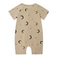 thumbnail image 2 of Beilxfa Infant Baby Boys Short Sleeve Romper Newborn Cotton Two Way Zipper Jumpsuit Toddler Summer Bodysuit 3M-3T, 2 of 7