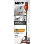 Shark Rocket Ultra-Light Corded Stick Vacuum, Carpet and Hardfloors, Pet Friendly, with Swivel Steering, HV301 Gray/Orange