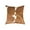 Brown & white, variant on Natural Torino Quattro Cowhide Pillow | Chocolate | 18"x18"