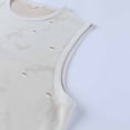 thumbnail image 4 of Men's Round Neck Knitting Solid Color Sports Sleeveless T-Shirt Breathable Quick Dry Training Tank Top for Running Gym, 4 of 8
