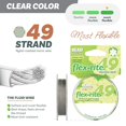 thumbnail image 2 of The Beadsmith Flex-Rite Beading Wire - 49-Strand, 0.010" (0.24 mm) Dia, Clear, 30 ft, 2 of 8