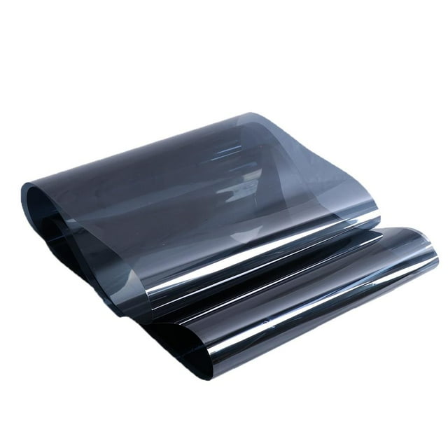 Película de Ventana Autoadhesiva de PET Película para , 200x30cm - Ceniza de platino