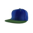 thumbnail image 1 of Top Headwear Flat Bill Adjustable Snapback Cap - Royal/Rust, 1 of 2