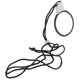 thumbnail image 2 of Necklace Magnifier Hanging Loupe Monocle Lens Coin Magnifying Glass Plastic Chain for Jewelry Zooming Increase Vision, 2 of 4