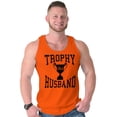 thumbnail image 4 of Trophy Husband No. 1 Hubby Award Tank Top Sleeveless Tee Men Brisco Brands S, 4 of 6