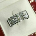 thumbnail image 4 of 2Ct Men's Round Cut Lab Created Diamond Wedding Band Ring 14K White Gold Plated, 4 of 4
