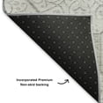 thumbnail image 5 of Addison Rugs Mayfield Premium Machine Washable Transitional Geometric Silver Rectangle Rug, 3' x 5', 5 of 7
