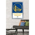 thumbnail image 2 of NBA Golden State Warriors - Logo 21 Wall Poster, 22.375" x 34", Framed, 2 of 3
