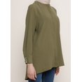 thumbnail image 5 of Khaki - Stripe - Crew neck - Tunic - Refka, 5 of 5