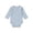 119Light Blue285, variant on MEZZALL Child Summer Ribbed Baby Bodysuits Long Sleeve Soft Breathable Romper Boys Home Solid Color Crew Neck Fashionable Onesies