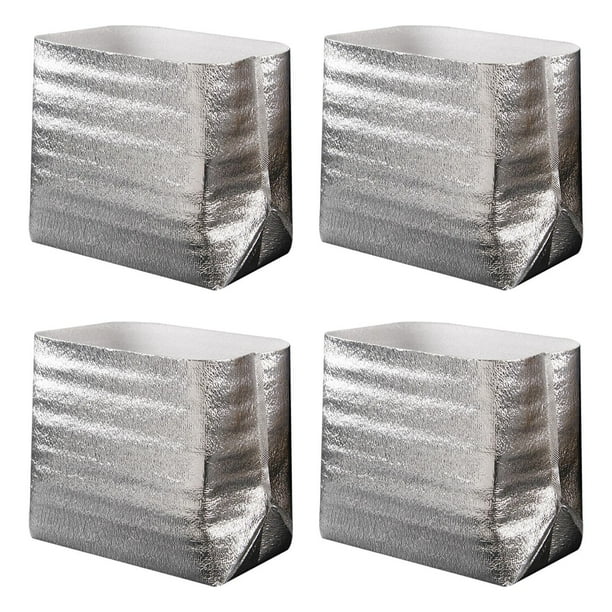 Bolsas de aislamiento de aluminio,Bolsas de aislamiento y revestimientos térmicos para el transporte de alimentos,Bolsas de envío con aislamiento autosellable para transporte de