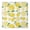 White-198, variant on Waterproof Square Tablecloth Fitted with Elastic Edge, Exotic Floral and Botanical Jungle Leaves Designs, Durable Vinyl with Backing for Indoor and Outdoor Use