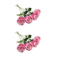 thumbnail image 2 of Advancent 10pcs / set Momentos memorables con impresionantes flores nupciales de seda - Muchos colores disponibles DIY TAMAÑO LÍDER Flores Rosa claro color 2Conjunto, 2 of 6