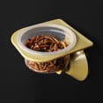 thumbnail image 3 of Ventosa para reptiles, alimentador de agua y comida, plato de alimentación colgante para pared, cuenco, caja de cría de arañas, tanque, plato, cuenco doble Rojo Verde Cocina, Decoración y Otros, 3 of 5