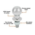 thumbnail image 4 of 2in Trailer Hitch Ball 3/4x13/4in Shank Universal 3500LBS Steel Chrome Plated Caravan Towing Ball ,Dependable Strength, 4 of 7