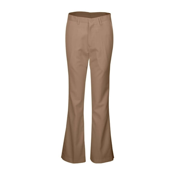 Ediodpoh High End Micro Flared Pants for Men Business Gray Loose Straight Leg Casual Trousers with A Fashionable Drape Wide Legs and High Waisted Pants Mens Pants Khaki 29