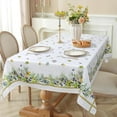 thumbnail image 5 of Spring Summer Tablecloth 60×84 inch, Waterproof Olive Leaf Table Cloth Washable, Stain Resistant Cloth Table Cover for Party Picnic Dinner Decor (Olive), 5 of 6