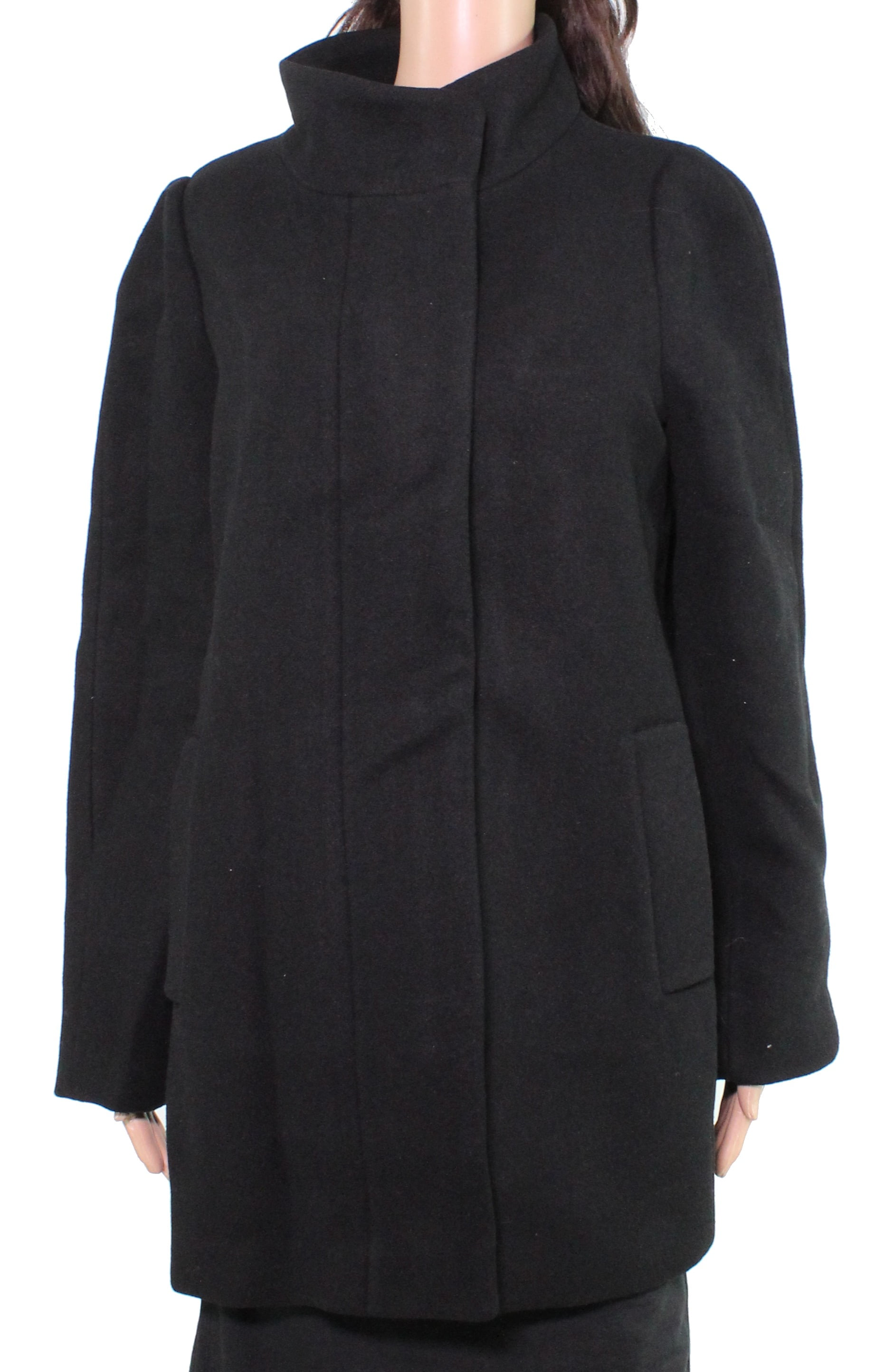J.Crew Mercantile J. Crew Women's Coat Classic Wool Cocoon Zip Front