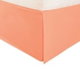 thumbnail image 1 of 100% Brushed Microfiber Bed Skirt with a 15" Drop Length and Inverted Box Pleats Coral / King, 1 of 1