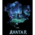 thumbnail image 2 of Men's Avatar Neytiri Pandora Night Scene  Graphic Tee Black Small, 2 of 5