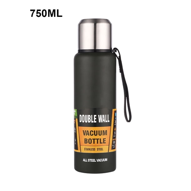 Taza de vacío 304 de acero inoxidable con aislamiento de botella de agua, taza térmica portátil para deportes, verde, 750 ml sidaley HA006362-07