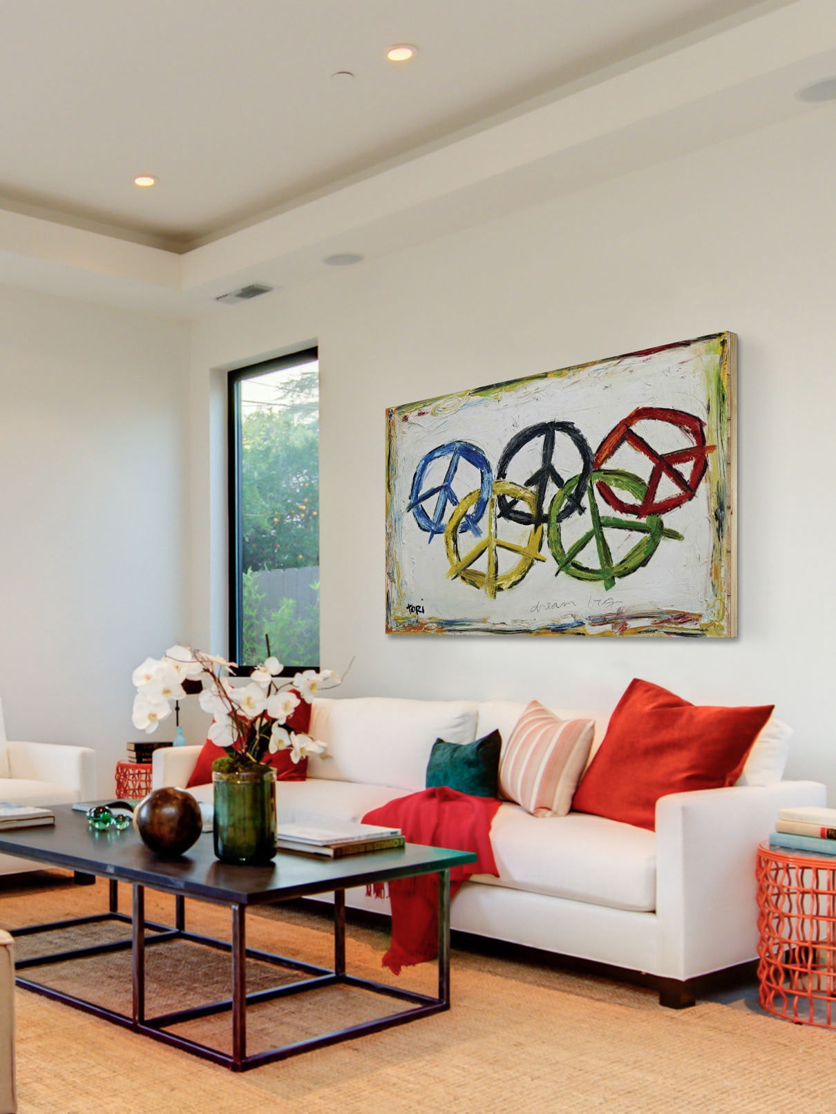 Marmont Hill "Dream Big" by Tori Campisi Painting Print on Canvas