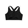 thumbnail image 4 of Aislor Kids Girls' Sleeveless Keyhole Back Crop Top Dance Gym Yoga Workout Sport Dancewear Size 4-16 A Black 6, 4 of 6
