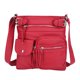 thumbnail image 1 of Bolsa De Hombro Bolsos cruzados para mujer PU duradero con cremallera para el ocio diario (rojo) Ehuebsd Para Estrenar, 1 of 6