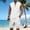 White, variant on Mens Linen Sets 2 Piece Outfits Lace up Sleeveless Shirt and Medieval Viking Pirate Shorts Set Vacation Outfit for Men Summer Beach Suits Big and Tall Size S-3XL White