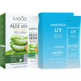thumbnail image 1 of Set de protector solar y gel de aloe vera Okerker Travel, tamaño 4 ml x 20, 1 of 9