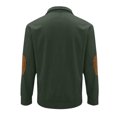 thumbnail image 5 of IYTR Mens Casual Corduroy Sweatshirt Solid Color Long Sleeve Button Sweatshirt Leisure Sport Sweater Tops Mint Green XXXL, 5 of 5