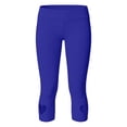 thumbnail image 6 of Womens Yoga Pants High Waist Hollow Out Stretchy Compression Gym Yoga Women's Pants Dark Blue L, 6 of 8