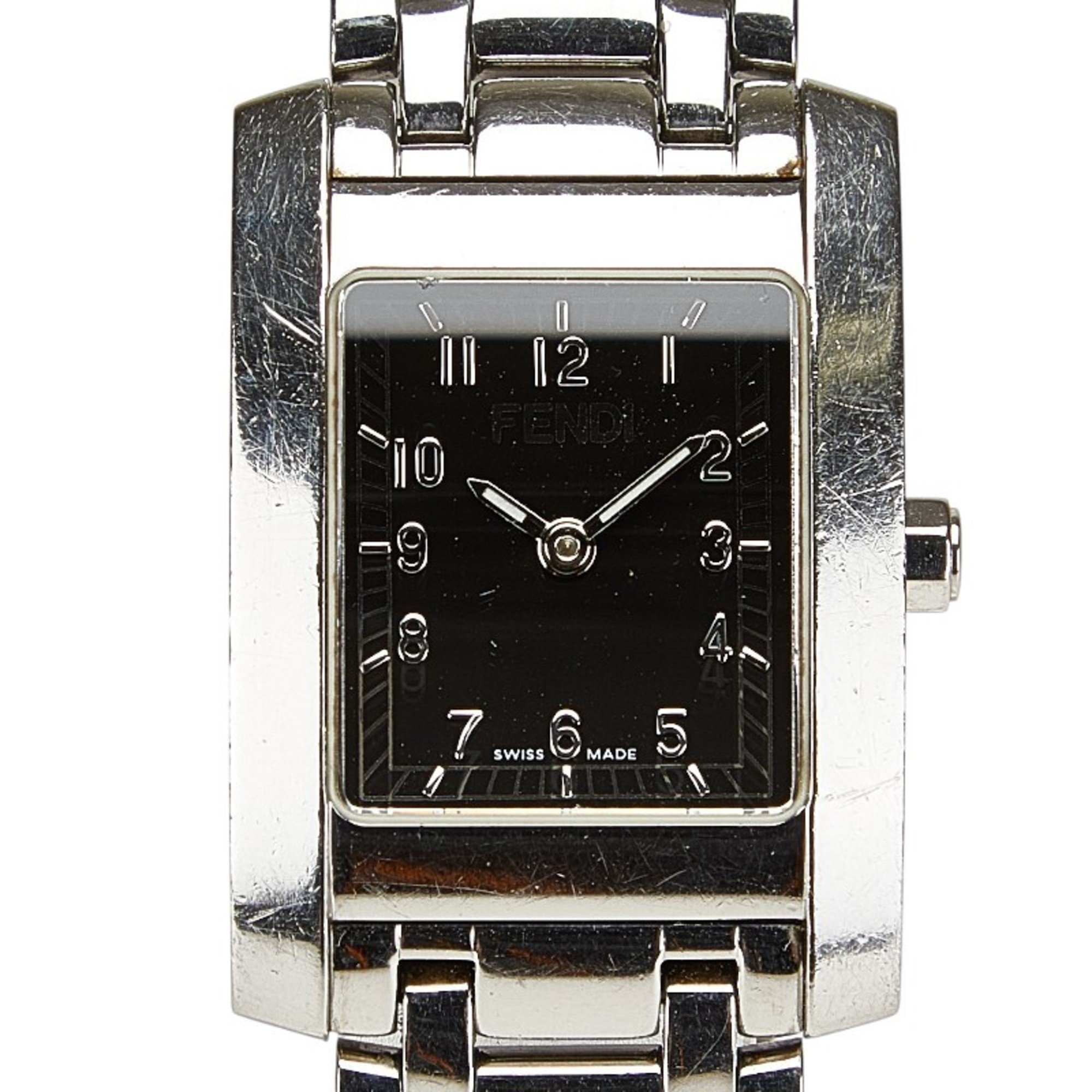 FENDI Olologi Watches 7000L blackDial Stainless Steel Quartz Analog displa... Pre-Owned Fendi Horologi Classico Watch 7000L Quartz  main image 3