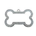 thumbnail image 1 of Stainless Steel Pet ID with Glittering Bone and Cats Engraved Custom Nameplate, 1 of 2