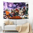 thumbnail image 4 of My Hero Academia Tapestry, Anime Wall Poster Art, Wall Tapestry For Bedroom Living Room Dorm Room, Wall Hanging For Festival Party Events Background Photography Backdrop, 60x40 Inch, 4 of 9